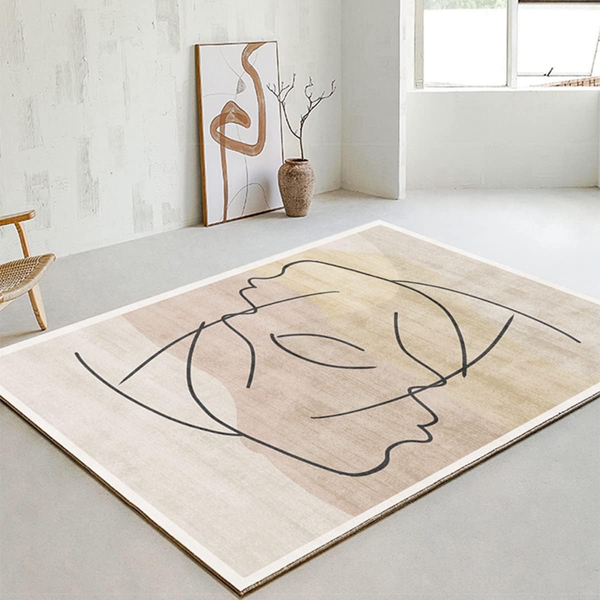 Frisence カーペット ラグマット 絨毯 厚手 防寒 床暖房対応 滑り止め付き 洗える 低ホコリ 防ダニ インテリア ホットカーペット対応 お手入れ簡単 耐久性 耐摩耗性 防音機能 FRIDT56