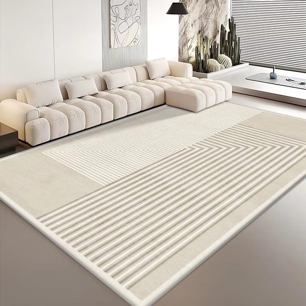 Frisence カーペット ラグマット 絨毯 厚手 防寒 床暖房対応 滑り止め付き 洗える 低ホコリ 防ダニ インテリア ホットカーペット対応 お手入れ簡単 耐久性 耐摩耗性 防音機能 FRIDT001B
