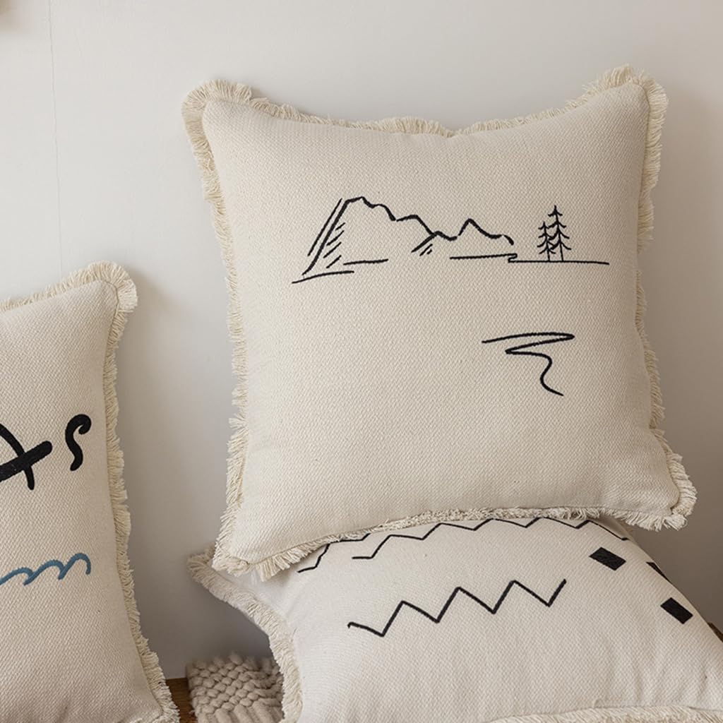 「ORRMALL」クッション 45×45cm クッションカバー付き 中材入り 北欧 おしゃれ SYORBZhen59