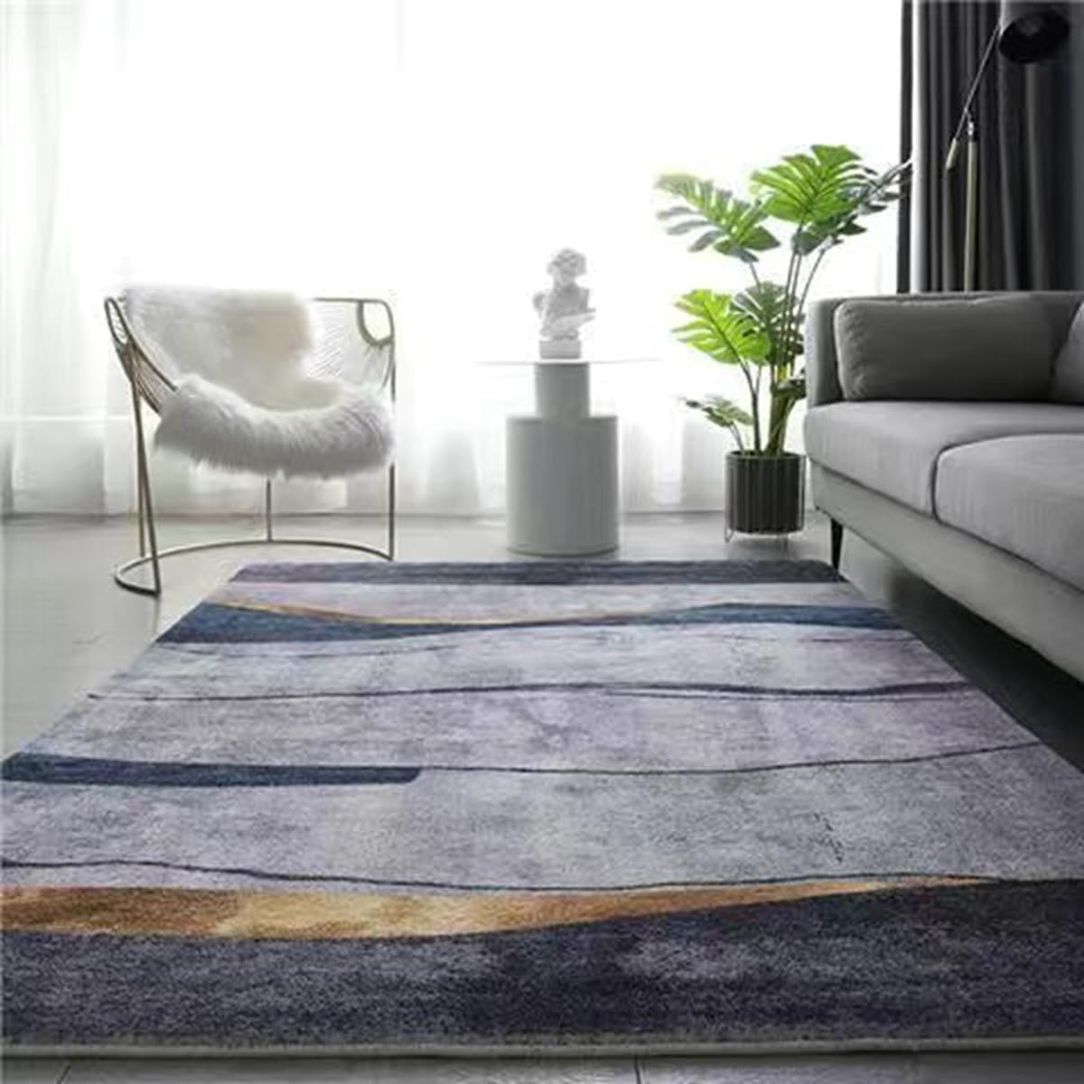 Frisence カーペット ラグマット 絨毯 厚手 防寒 床暖房対応 滑り止め付き 洗える 低ホコリ 防ダニ インテリア ホットカーペット対応 お手入れ簡単 耐久性 耐摩耗性 防音機能 FRIDT43