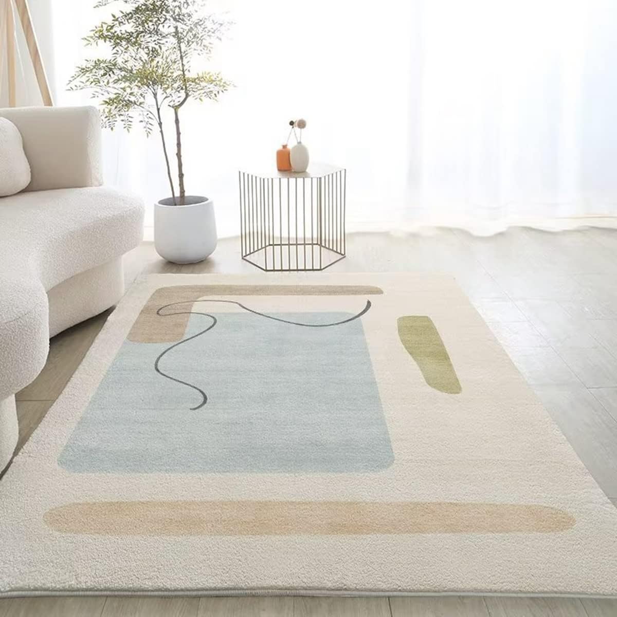 「Tuokus」ラグ カーペット シャギーラグ 洗える ふわふわ 絨毯 厚手 ラグマット 3畳4畳5畳6畳 ホットカーペット&床暖房で使用可能 濃い色 洗える 模造カシミアラグ 消臭 厚い滑り止め付き サラサラ FJ-94