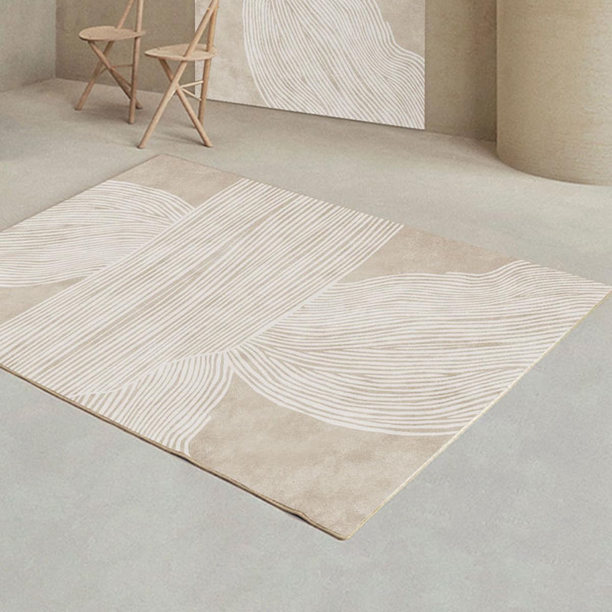 Frisence カーペット ラグマット 絨毯 厚手 防寒 床暖房対応 滑り止め付き 洗える 低ホコリ 防ダニ インテリア ホットカーペット対応 お手入れ簡単 耐久性 耐摩耗性 防音機能 FRIDT62