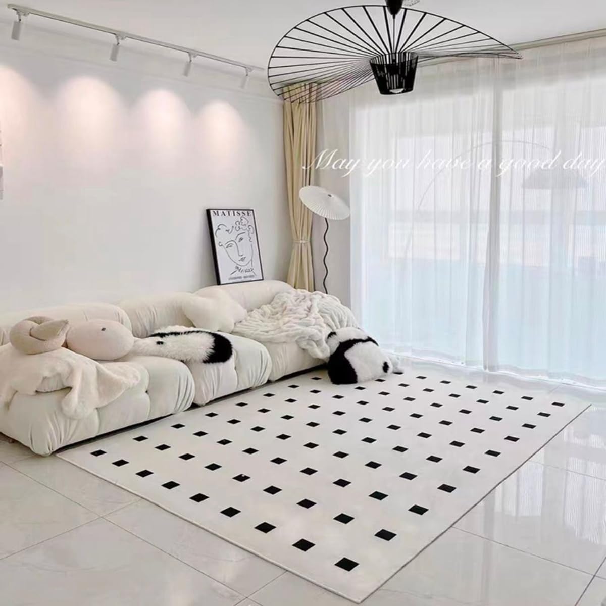 Frisence カーペット ラグマット 絨毯 厚手 防寒 床暖房対応 滑り止め付き 洗える 低ホコリ 防ダニ インテリア ホットカーペット対応 お手入れ簡単 耐久性 耐摩耗性 防音機能 FRIDT38