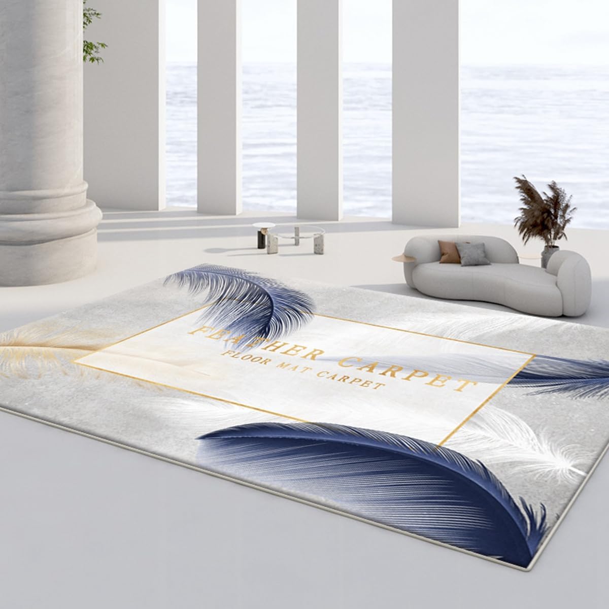 Frisence カーペット 120×160cm 洗える ラグ 滑り止め付き 防音・防寒・床暖房対応 ラグマット 折りたたみ コンパクト収納可能 おしゃれ ふわふわ 北欧風 リビング 寝室 子供部屋用