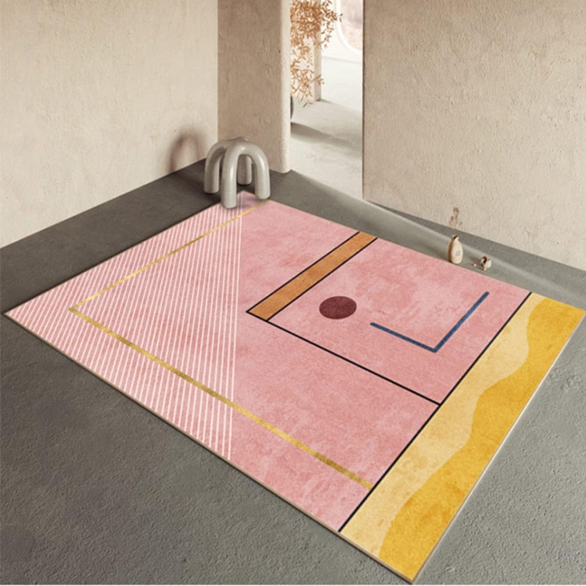 「Tuokus」ラグ カーペット かわいい おしゃれ 洗える ラグマット リントフリー 北欧 じゅうたん 3畳4畳5畳6畳 防ダニ センターカーペット 抗菌 消臭 シャギーラグ 滑り止め付き 長方形 夏秋冬