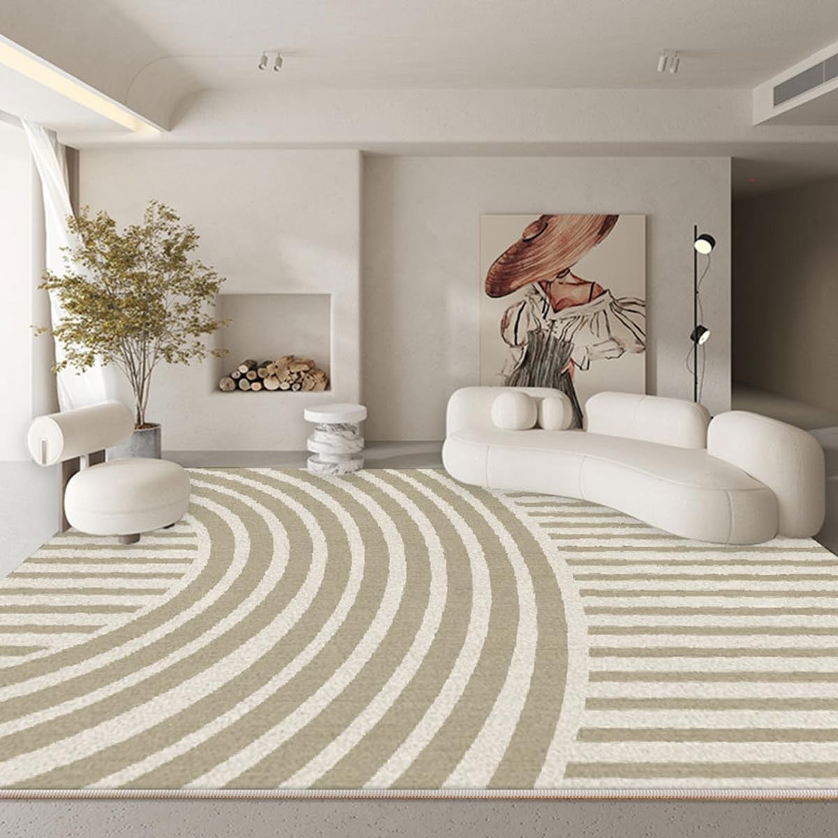 「Tuokus」ラグ カーペット 160×120cm ラグマット シャギーラグ 洗える ふわふわ 絨毯 厚手 3畳4畳5畳6畳 ホットカーペット&床暖房で使用可能 洗濯可 模造カシミアラグ 消臭 厚い滑り止め付き サラサラ イミテーションカシミア 模造カシミア TFYRj-303