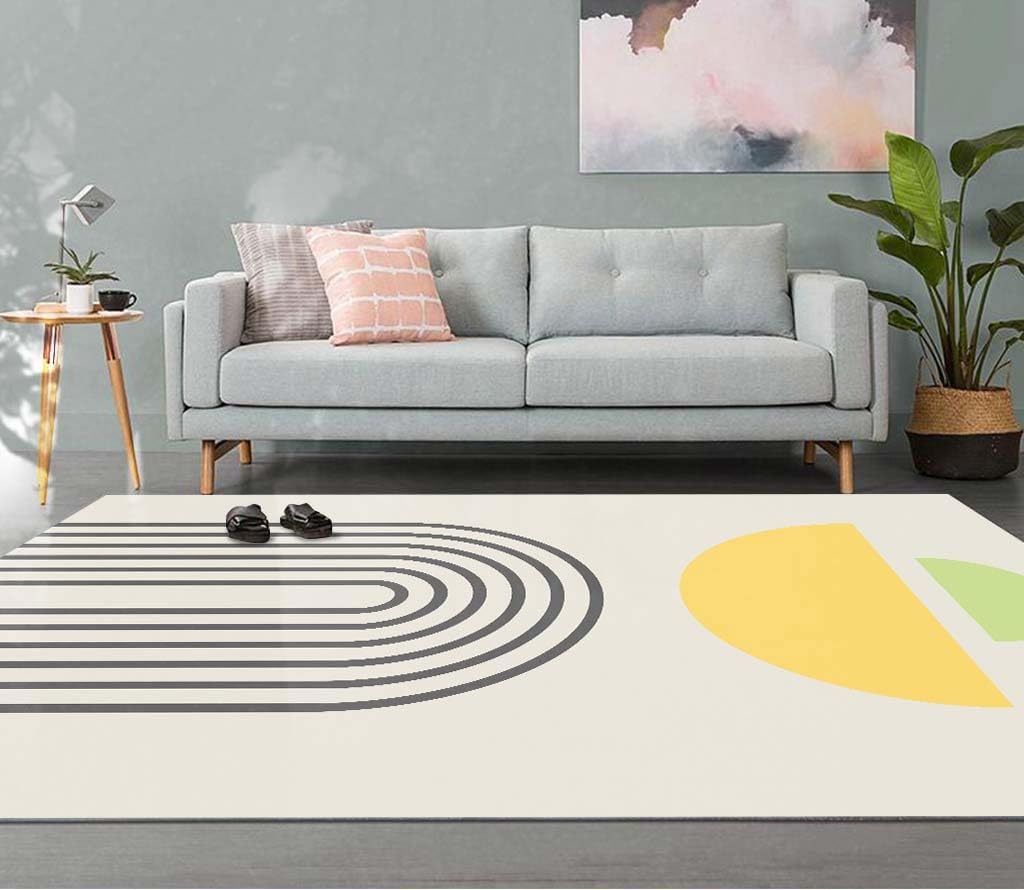 Frisence カーペット ラグマット 絨毯 厚手 防寒 床暖房対応 滑り止め付き 洗える 低ホコリ 防ダニ インテリア ホットカーペット対応 お手入れ簡単 耐久性 耐摩耗性 防音機能 FRIDT58