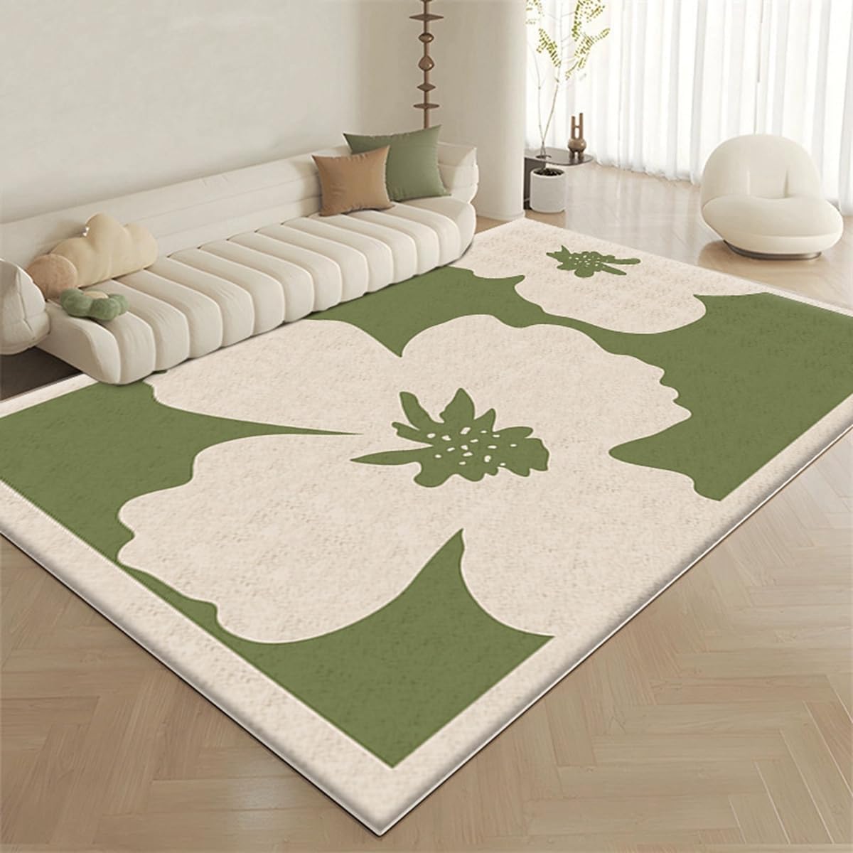 「ORRMALL」カーペット ラグマット ラグ 滑り止め付き センターカーペット 模造カシミヤ 3畳4畳5畳6畳 厚み 長方形 絨毯 抗菌防臭 防ダニ 床暖房対応 シャギーラグ 絨毯 滑り止め付き ふわふわ サラサラ 長方形 カラフルパターン ORFYR115(120*160cm約1畳)