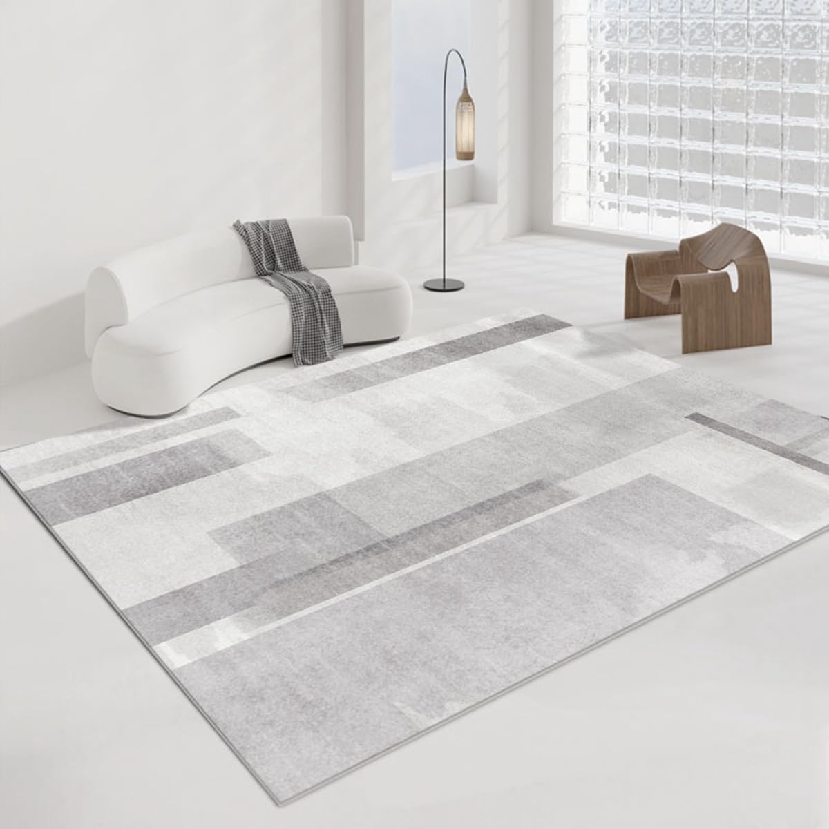 「Tuokus」ラグ カーペット 160×120cm ラグマット シャギーラグ 洗える ふわふわ 絨毯 厚手 3畳4畳5畳6畳 ホットカーペット&床暖房で使用可能 洗濯可 模造カシミアラグ 消臭 厚い滑り止め付き サラサラ イミテーションカシミア 模造カシミア TFYRj-299