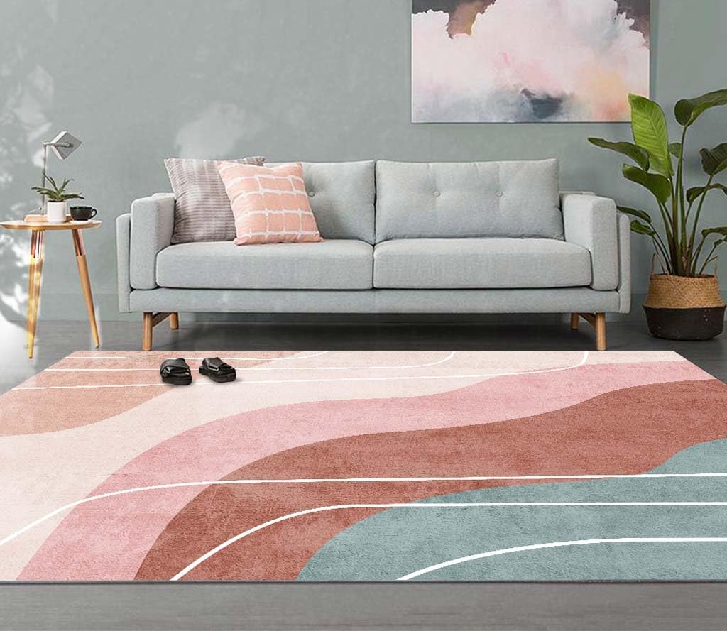 「Tuokus」ラグ カーペット 160×120cm ラグマット シャギーラグ 洗える ふわふわ 絨毯 厚手 3畳4畳5畳6畳 ホットカーペット&床暖房で使用可能 洗濯可 模造カシミアラグ 消臭 厚い滑り止め付き サラサラ イミテーションカシミア 模造カシミア TFYRj-304A1