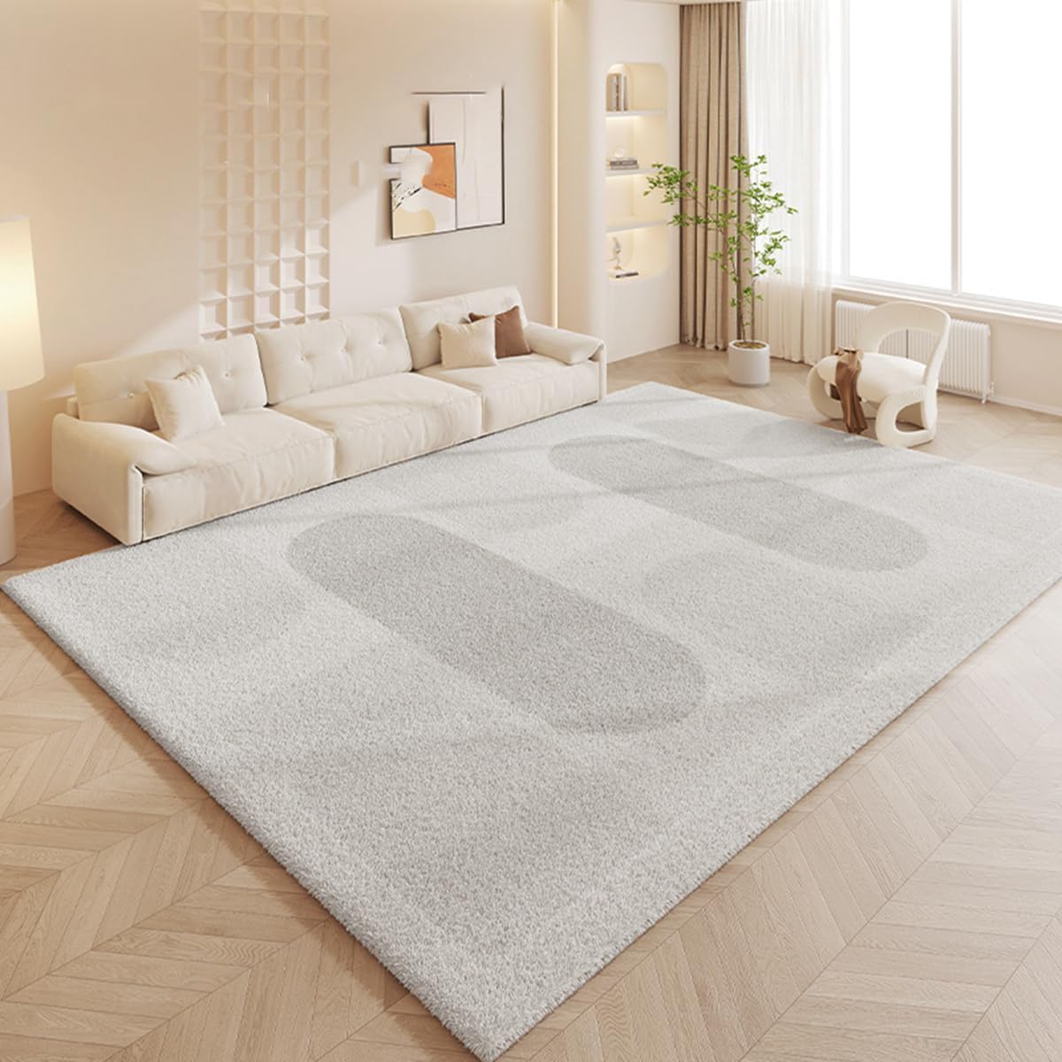 Frisence カーペット ラグマット 絨毯 厚手 防寒 床暖房対応 滑り止め付き 洗える 低ホコリ 防ダニ インテリア ホットカーペット対応 お手入れ簡単 耐久性 耐摩耗性 防音機能 FRIDT21B