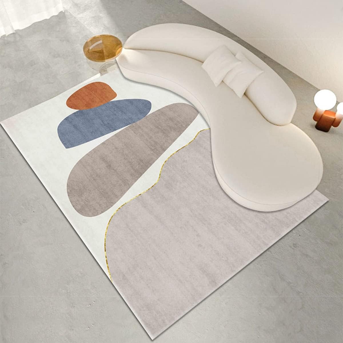 Frisence カーペット ラグマット 絨毯 厚手 防寒 床暖房対応 滑り止め付き 洗える 低ホコリ 防ダニ インテリア ホットカーペット対応 お手入れ簡単 耐久性 耐摩耗性 防音機能 FRIDT56