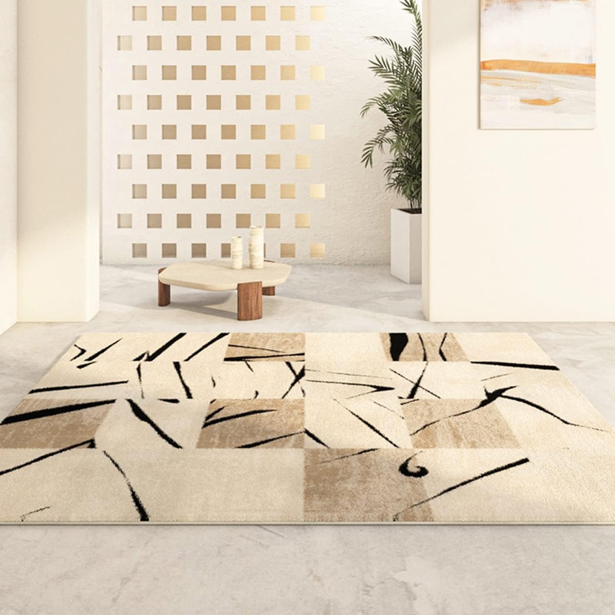 「Tuokus」ラグ カーペット シャギーラグ クラシック 絨毯 洗える ラグマット 防ダニ センターカーペット イミテーションカシミア 3畳4畳5畳6畳 かわいい 抗菌 消臭 滑り止め付き ふわふわ サラサラ 長方形 夏秋冬 120*160cm