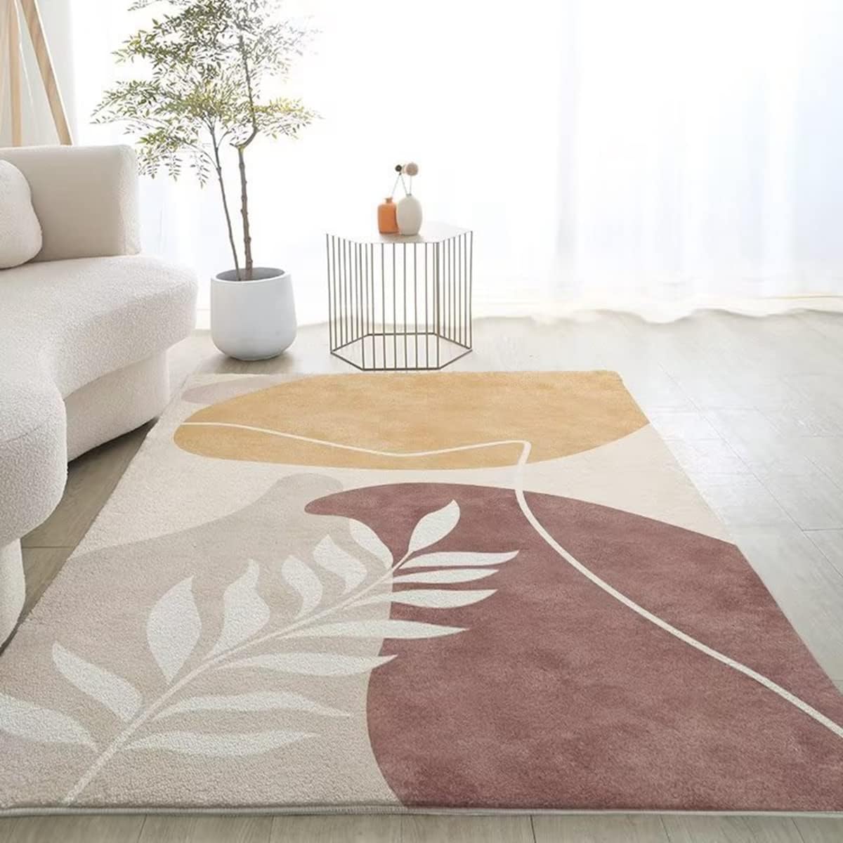 「Tuokus」ラグ カーペット シャギーラグ 洗える ふわふわ 絨毯 厚手 ラグマット 3畳4畳5畳6畳 ホットカーペット&床暖房で使用可能 濃い色 洗える 模造カシミアラグ 消臭 厚い滑り止め付き サラサラ FJ-94