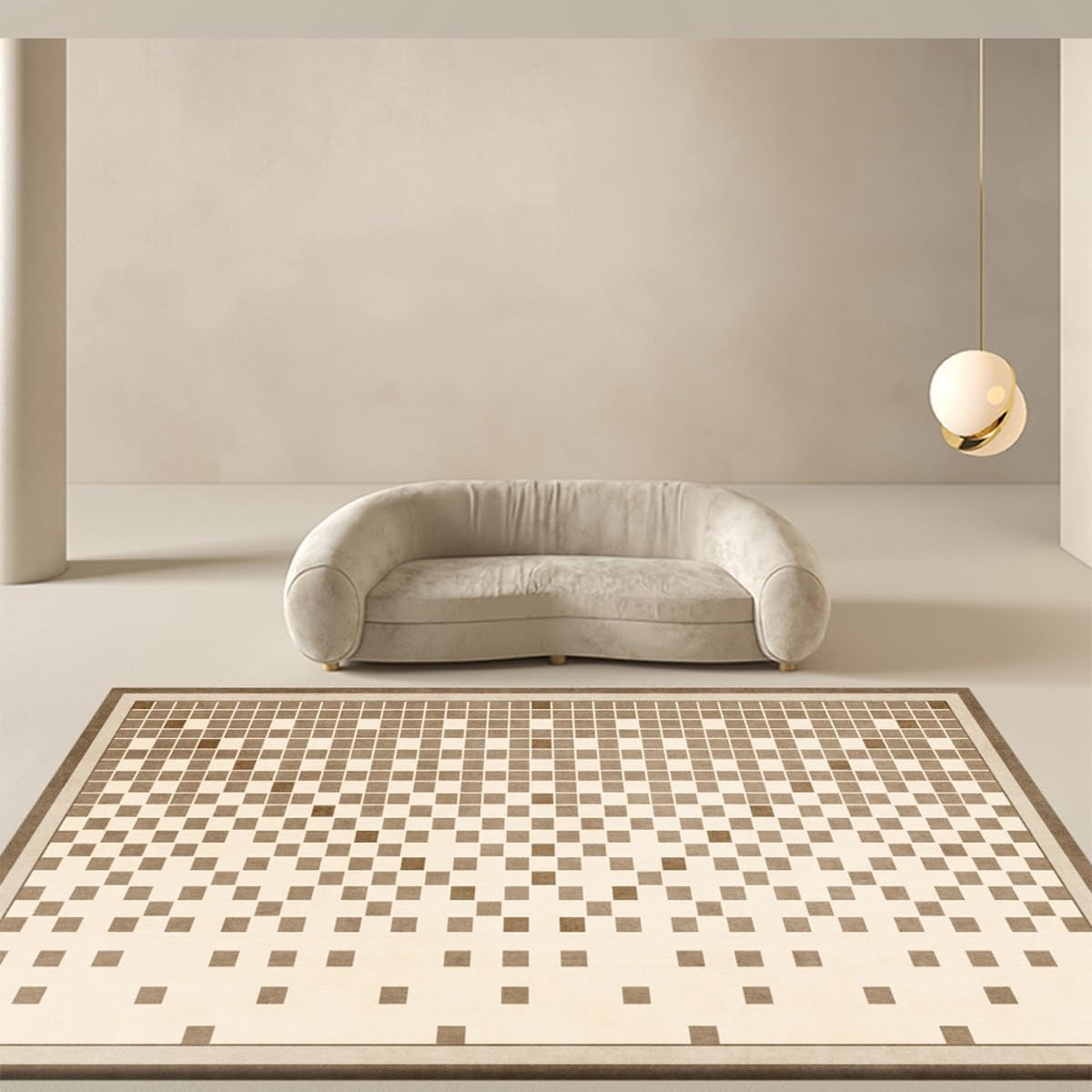 Frisence カーペット ラグマット 絨毯 厚手 防寒 床暖房対応 滑り止め付き 洗える 低ホコリ 防ダニ インテリア ホットカーペット対応 お手入れ簡単 耐久性 耐摩耗性 防音機能 FRIDT13