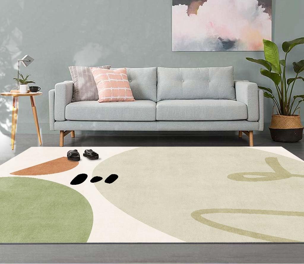 Frisence カーペット ラグマット 絨毯 厚手 防寒 床暖房対応 滑り止め付き 洗える 低ホコリ 防ダニ インテリア ホットカーペット対応 お手入れ簡単 耐久性 耐摩耗性 防音機能 FRIDT58