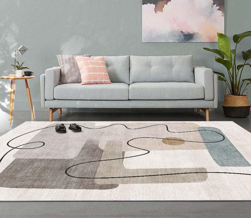 「Tuokus」ラグ カーペット 160×120cm ラグマット シャギーラグ 洗える ふわふわ 絨毯 厚手 3畳4畳5畳6畳 ホットカーペット&床暖房で使用可能 洗濯可 模造カシミアラグ 消臭 厚い滑り止め付き サラサラ イミテーションカシミア 模造カシミア TFYRj-304A1