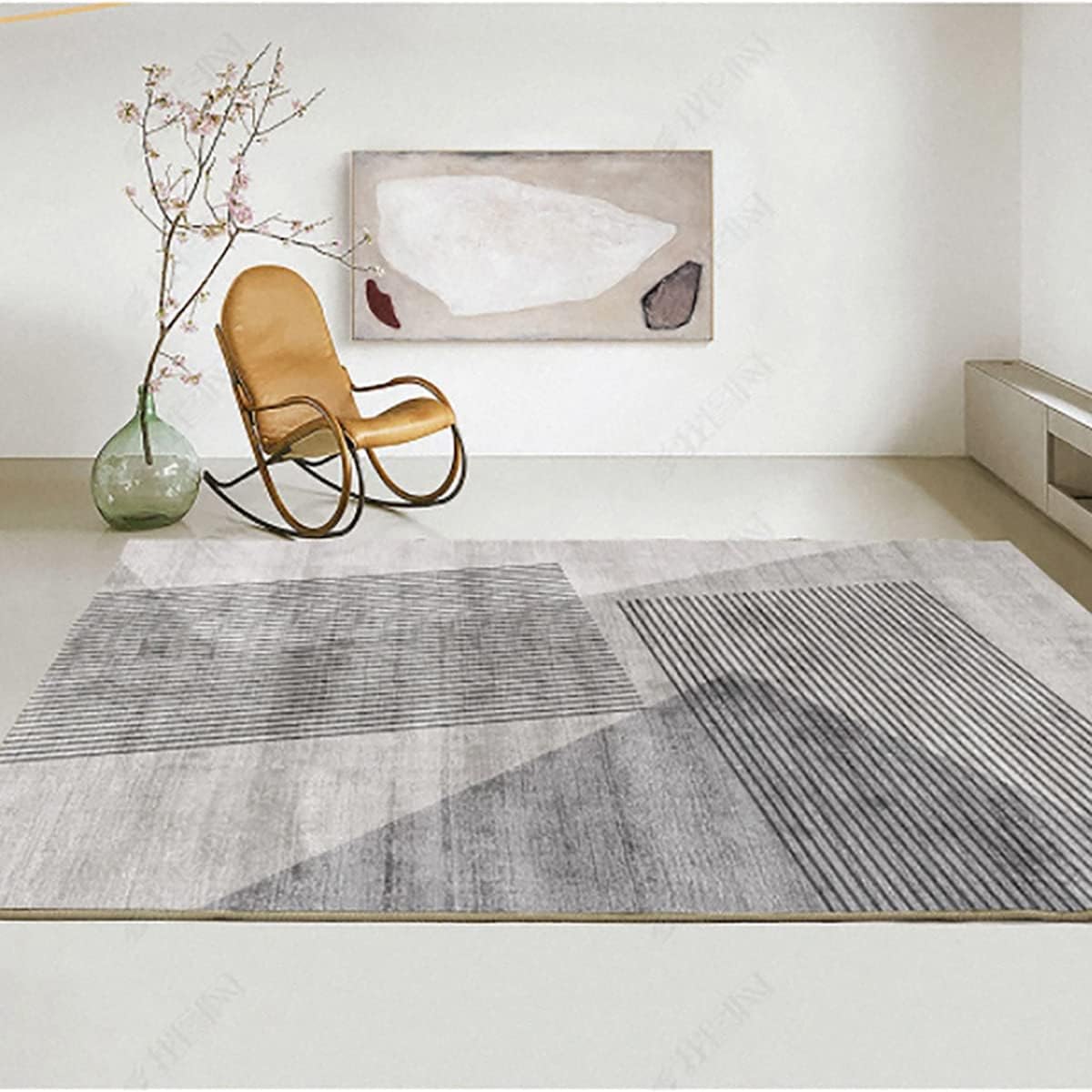 Frisence カーペット ラグマット 絨毯 厚手 防寒 床暖房対応 滑り止め付き 洗える 低ホコリ 防ダニ インテリア ホットカーペット対応 お手入れ簡単 耐久性 耐摩耗性 防音機能 FRIDT51 120*160cm