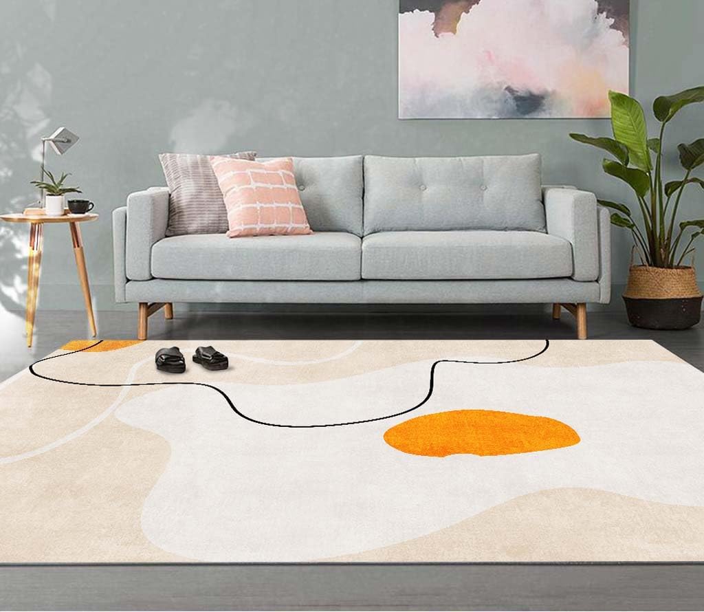 「Tuokus」ラグ カーペット 160×120cm ラグマット シャギーラグ 洗える ふわふわ 絨毯 厚手 3畳4畳5畳6畳 ホットカーペット&床暖房で使用可能 洗濯可 模造カシミアラグ 消臭 厚い滑り止め付き サラサラ イミテーションカシミア 模造カシミア TFYRj-304A2