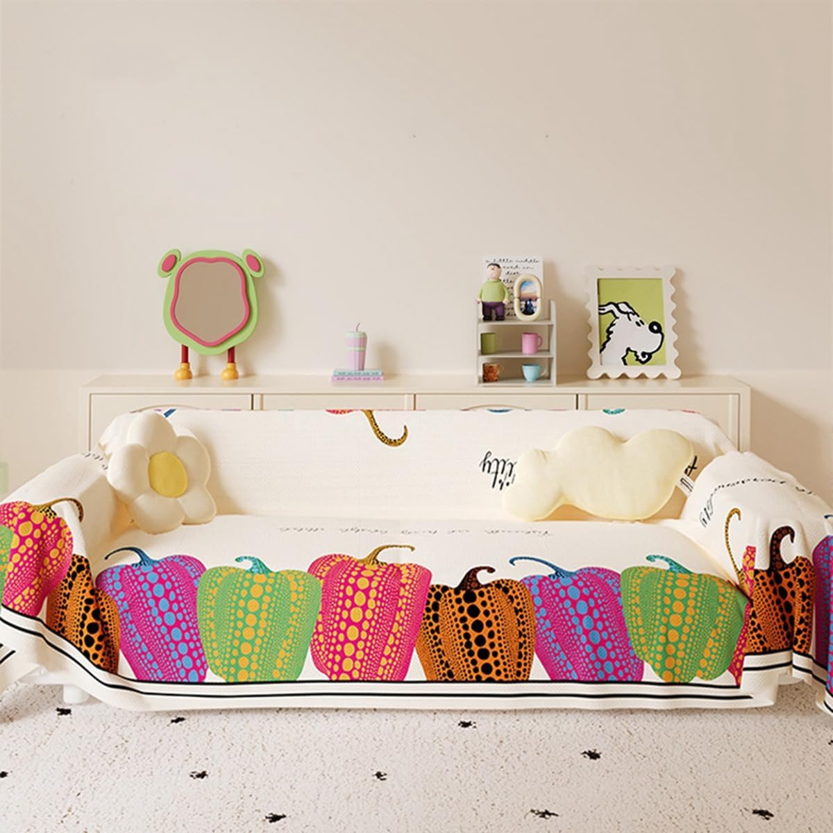 「Tuokus」ソファーカバー 180×180cm 2人掛け・3人掛け 肘付き 洗える ペットの引っかき傷防止 通気性 ふんわり おしゃれ 滑り止め付き 汚れ防止 防塵 オールシーズン対応 Sofajia66