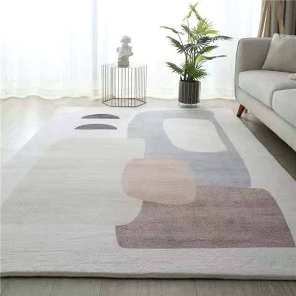 Frisence カーペット ラグマット 絨毯 厚手 防寒 床暖房対応 滑り止め付き 洗える 低ホコリ 防ダニ インテリア ホットカーペット対応 お手入れ簡単 耐久性 耐摩耗性 防音機能 FRIDT43