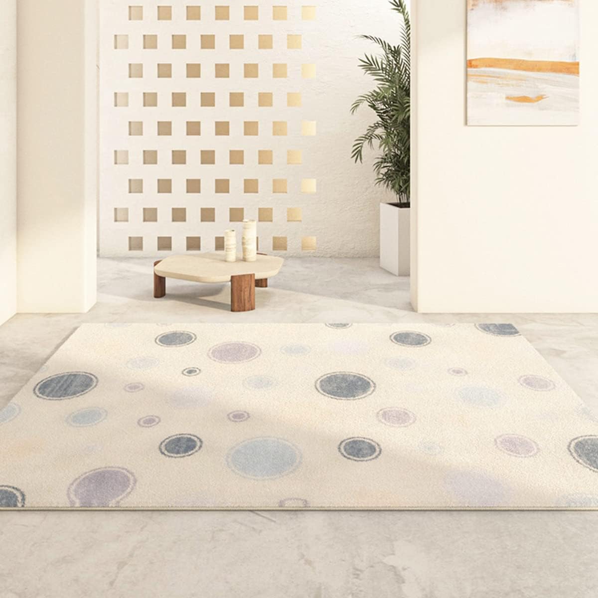 「Tuokus」ラグ カーペット シャギーラグ クラシック 絨毯 洗える ラグマット 防ダニ センターカーペット イミテーションカシミア 3畳4畳5畳6畳 かわいい 抗菌 消臭 滑り止め付き ふわふわ サラサラ 長方形 夏秋冬 120*160cm