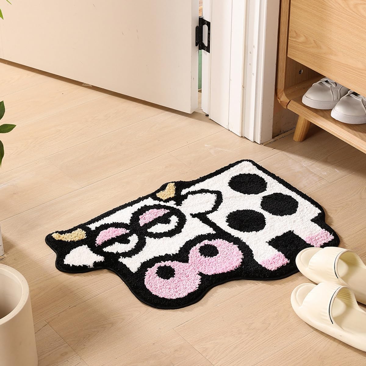 「Tuokus」バスマット 80×50cm 足拭きマット お風呂マット 玄関マット 吸水速乾滑り止め 風呂マット ふんわり 超厚い 吸水速乾 滑り止め ふわふわ 洗える 丸洗い可能 洗面所 脱衣所 浴室 キッチン 台所 TYSD60