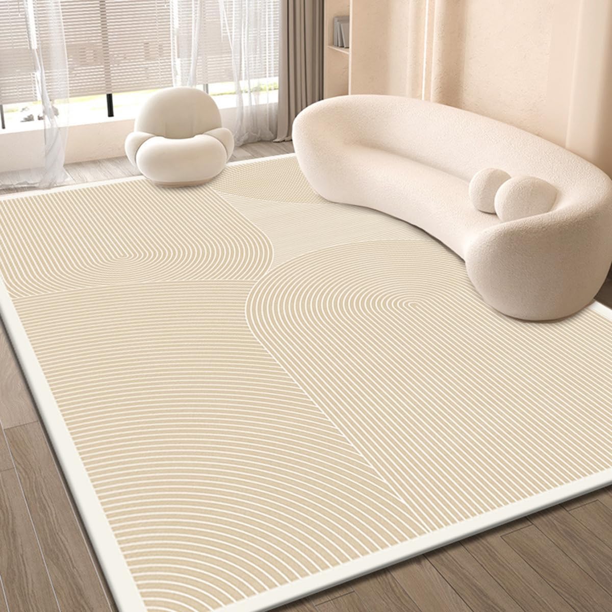 Frisence カーペット ラグマット 絨毯 厚手 防寒 床暖房対応 滑り止め付き 洗える 低ホコリ 防ダニ インテリア ホットカーペット対応 お手入れ簡単 耐久性 耐摩耗性 防音機能 FRIDT30
