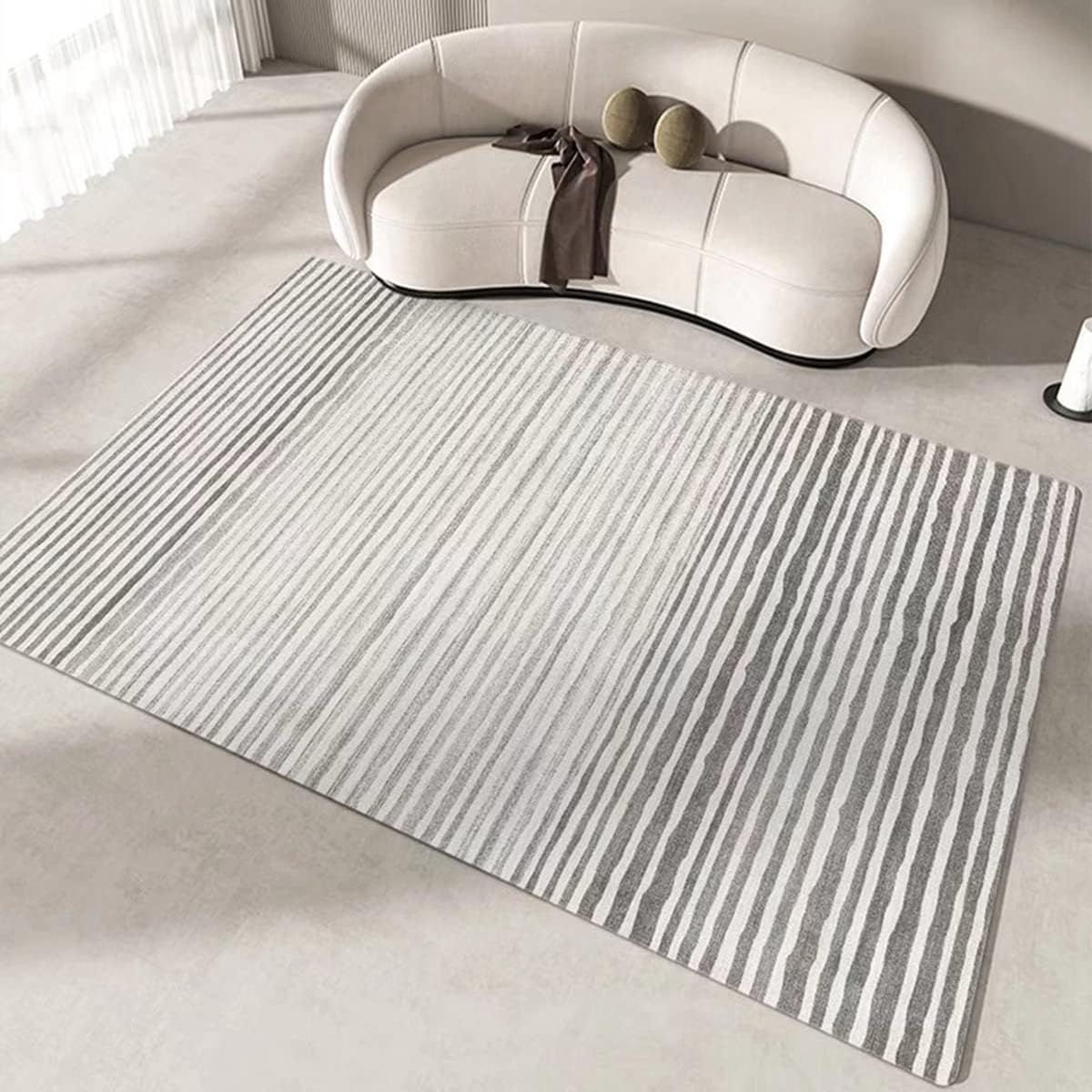 Frisence カーペット ラグマット 絨毯 厚手 防寒 床暖房対応 滑り止め付き 洗える 低ホコリ 防ダニ インテリア ホットカーペット対応 お手入れ簡単 耐久性 耐摩耗性 防音機能 FRIDT57