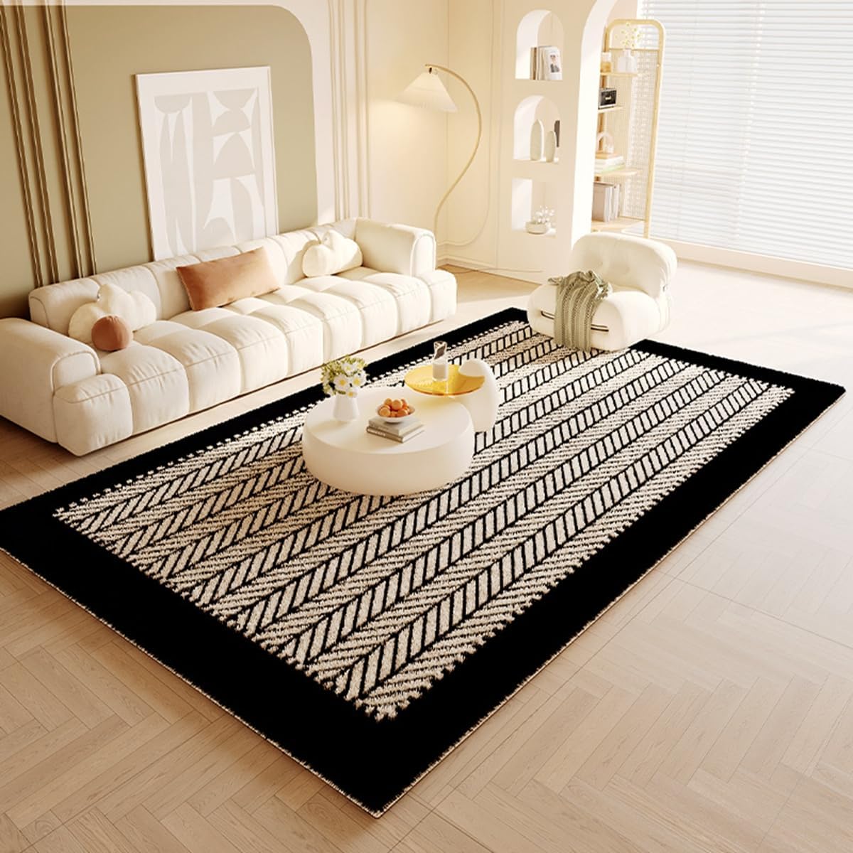 Frisence カーペット ラグマット 絨毯 厚手 防寒 床暖房対応 滑り止め付き 洗える 低ホコリ 防ダニ インテリア ホットカーペット対応 お手入れ簡単 耐久性 耐摩耗性 防音機能 FRIDT29A