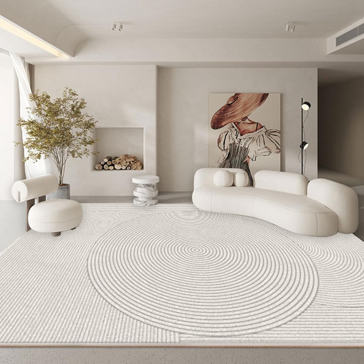 「Tuokus」ラグ カーペット 160×120cm ラグマット シャギーラグ 洗える ふわふわ 絨毯 厚手 3畳4畳5畳6畳 ホットカーペット&床暖房で使用可能 洗濯可 模造カシミアラグ 消臭 厚い滑り止め付き サラサラ イミテーションカシミア 模造カシミア TFYRj-303