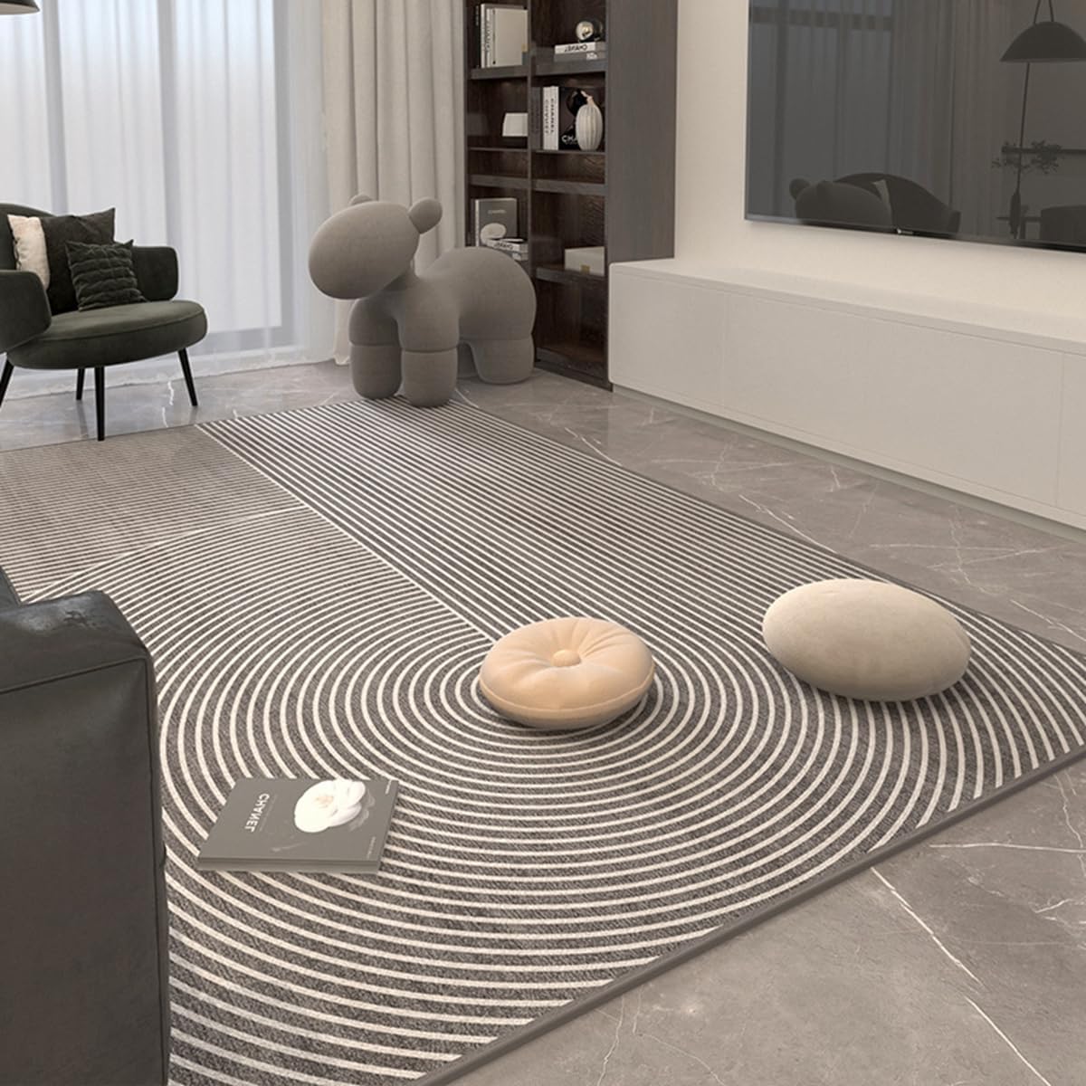 「ORRMALL」カーペット ラグマット ラグ 滑り止め付き センターカーペット 模造カシミヤ 3畳4畳5畳6畳 厚み 長方形 絨毯 抗菌防臭 防ダニ 床暖房対応 シャギーラグ 絨毯 滑り止め付き ふわふわ サラサラ 長方形 カラフルパターン ORFYR123