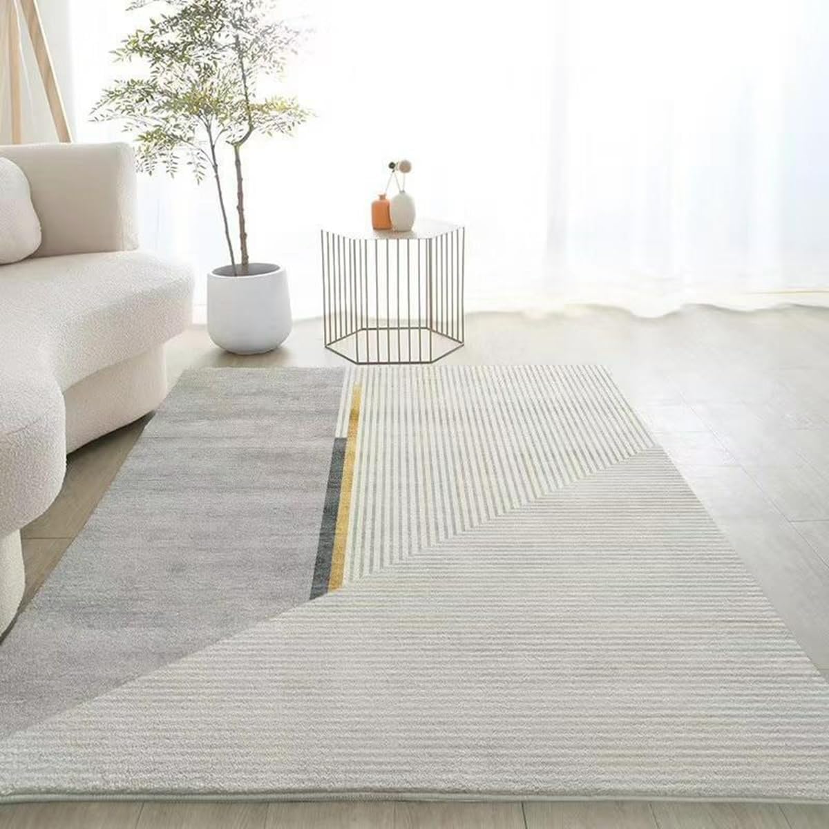 Frisence カーペット ラグマット 絨毯 厚手 防寒 床暖房対応 滑り止め付き 洗える 低ホコリ 防ダニ インテリア ホットカーペット対応 お手入れ簡単 耐久性 耐摩耗性 防音機能 FRIDT36