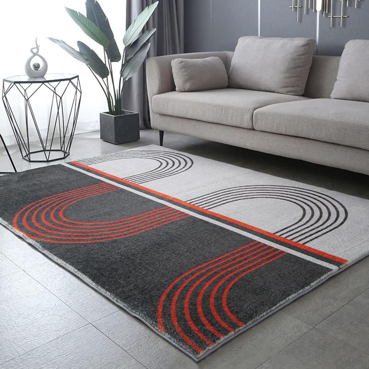 「Tuokus」カーペット 洗える ふわふわラグ 厚い 絨毯 抽象 模造カシミア イミテーションカシミア ラグマット 防ダニ 3畳4畳5畳6畳 かわいい 抗菌 消臭 滑り止め付き サラサラ 長方形 夏秋冬 140*200cm