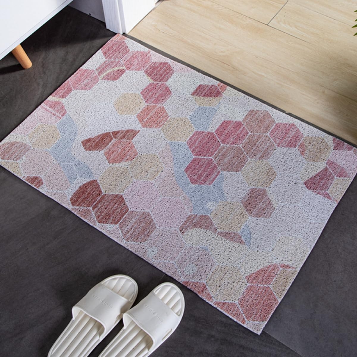 「Tuokus」玄関マット ドアマット 泥落としマット フロアマット マット キッチンマット タイルカーペット 床マット 屋外 滑り止め 耐磨耗性 速乾 吸水 洗える 店舗 飲食店 オフィス 事務所 TXGj17