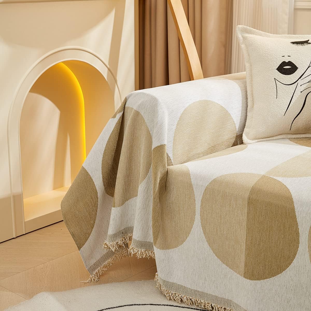 「Tuokus」ソファーカバー 肘付き 一人掛け 二人掛け 三人掛け 肘あり ソファパッド ソファカバー ペットの引っかき傷防止 クッション ソファー スリップ 洗える 防水 防塵 無地 大きいサイズ より厚く SFJ-10 130*180cm