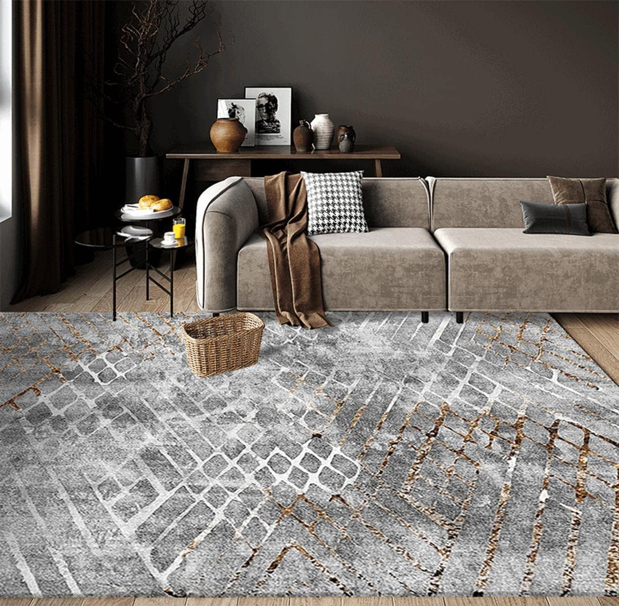 カーペット「Tuokus」わびさび ラグ 北欧 ラグマット リントフリー じゅうたん 洗える 3畳4畳5畳6畳 防ダニ センターカーペット かわいい 抗菌 消臭 シャギーラグ 滑り止め付き ふわふわ サラサラ 長方形 夏秋冬