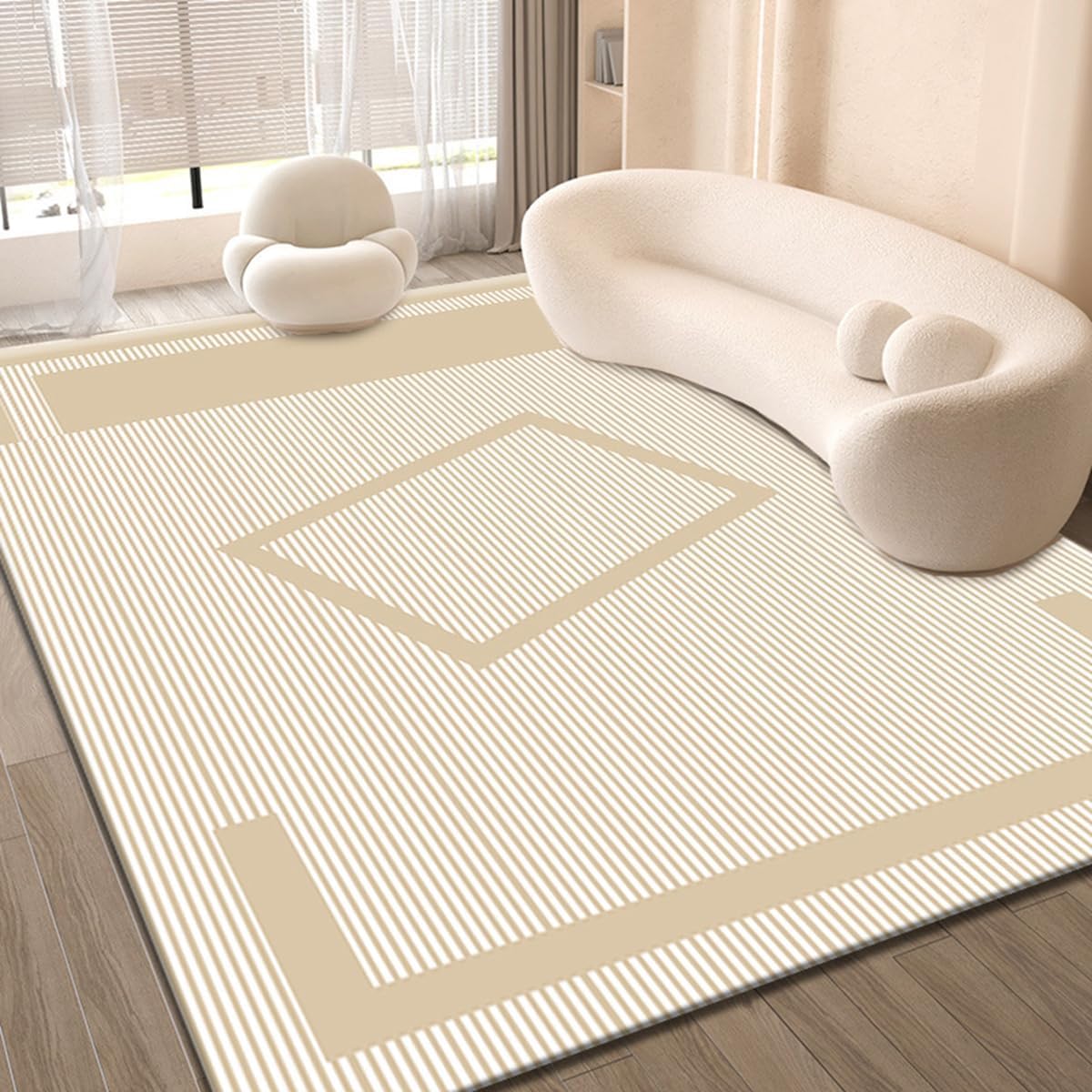 Frisence カーペット ラグマット 絨毯 厚手 防寒 床暖房対応 滑り止め付き 洗える 低ホコリ 防ダニ インテリア ホットカーペット対応 お手入れ簡単 耐久性 耐摩耗性 防音機能 FRIDT30
