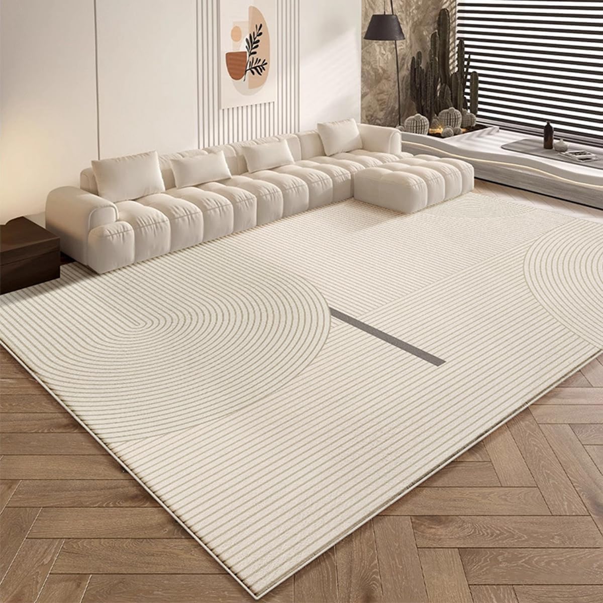 「Tuokus」カーペット ラグマット ラグ 滑り止め付き センターカーペット 模造カシミヤ 3畳4畳5畳6畳 厚み 長方形 絨毯 抗菌防臭 防ダニ 床暖房対応 シャギーラグ 絨毯 滑り止め付き ふわふわ サラサラ 長方形 カラフルパターン ORFYR132