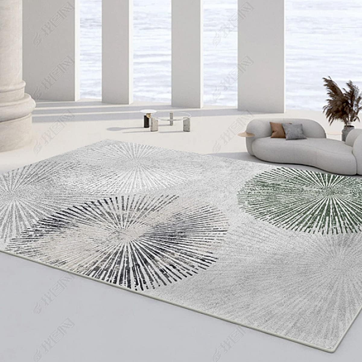 Frisence カーペット ラグマット 絨毯 厚手 防寒 床暖房対応 滑り止め付き 洗える 低ホコリ 防ダニ インテリア ホットカーペット対応 お手入れ簡単 耐久性 耐摩耗性 防音機能 FRIDT50