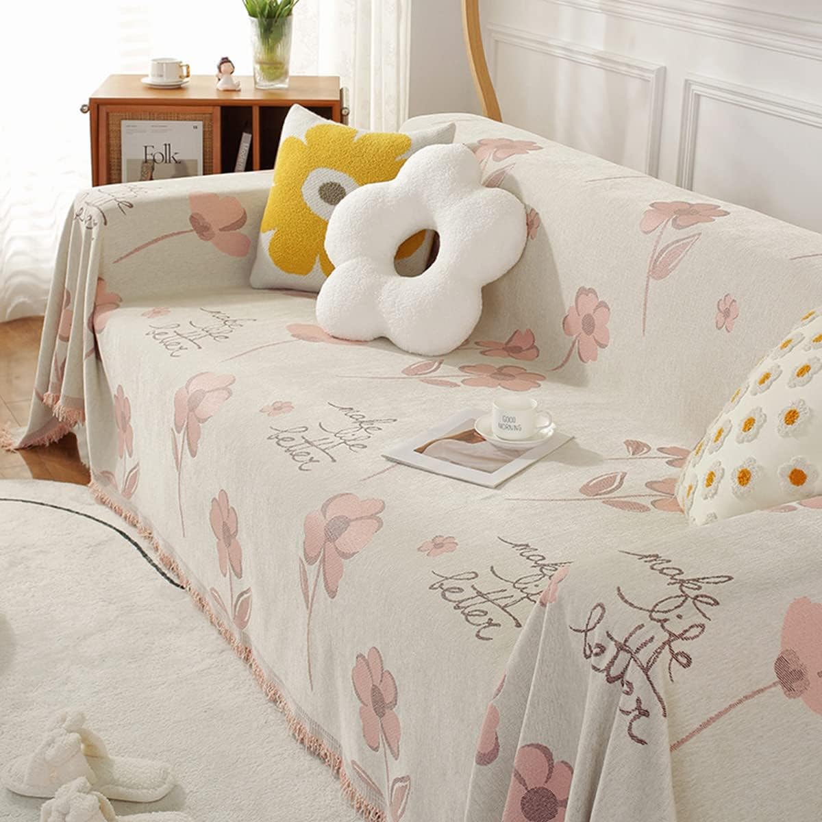 「Tuokus」ソファーカバー 肘付き 一人掛け 二人掛け 三人掛け 肘あり ソファパッド ソファカバー ペットの引っかき傷防止 クッション ソファー スリップ 洗える 防水 防塵 無地 大きいサイズ より厚く SFJ-15