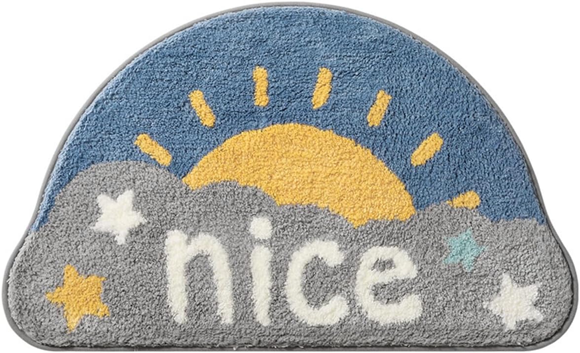 「Tuokus」バスマット 60×40cm 足拭きマット お風呂マット 玄関マット 吸水速乾滑り止め 風呂マット ふんわり 超厚い 吸水速乾 滑り止め ふわふわ 洗える 丸洗い可能 洗面所 脱衣所 浴室 キッチン 台所 TYSD48