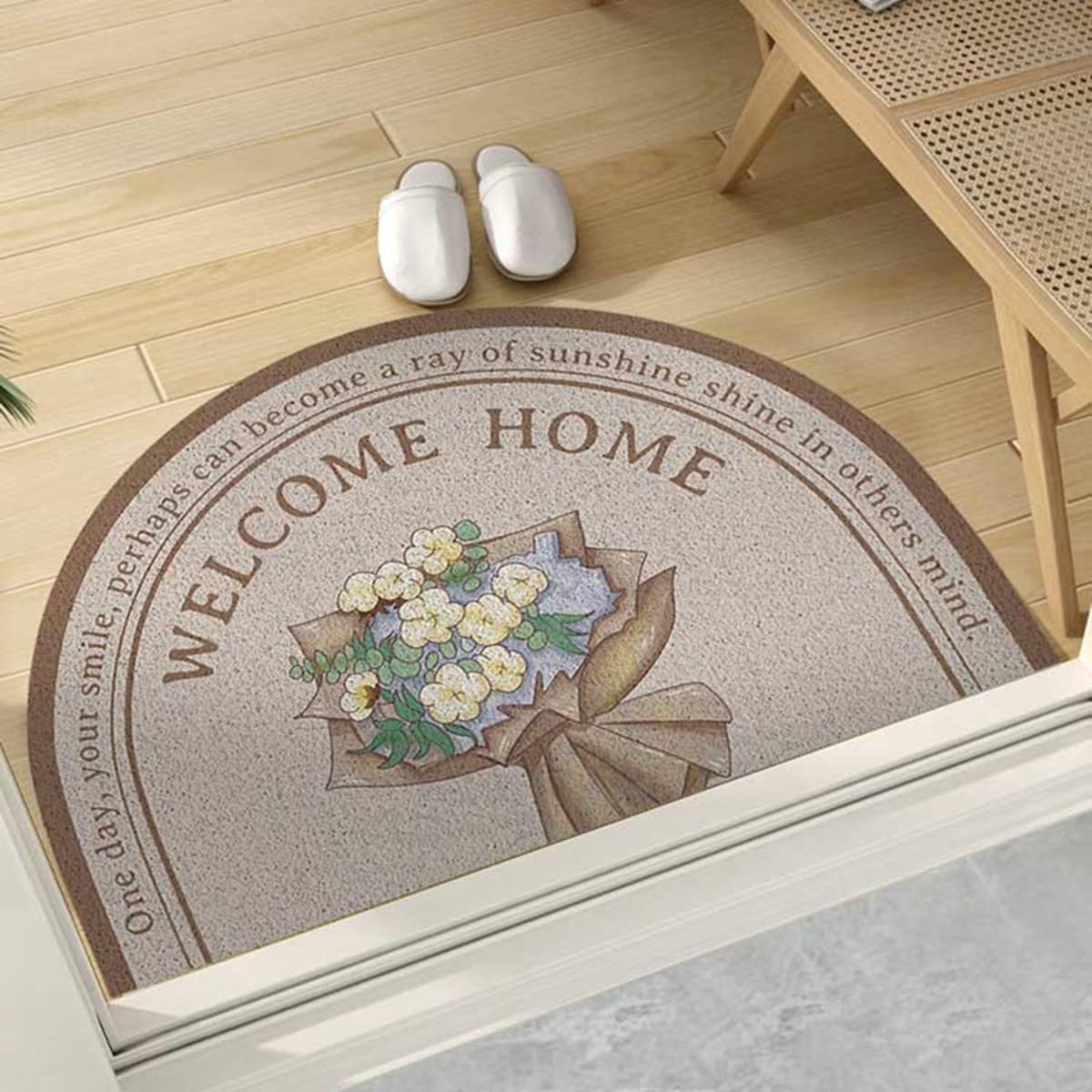 「Tuokus」玄関マット ドアマット 泥落としマット フロアマット マット キッチンマット タイルカーペット 床マット 屋外 滑り止め 耐磨耗性 速乾 吸水 洗える 店舗 飲食店 オフィス 事務所 XGDianj53 45*75cm