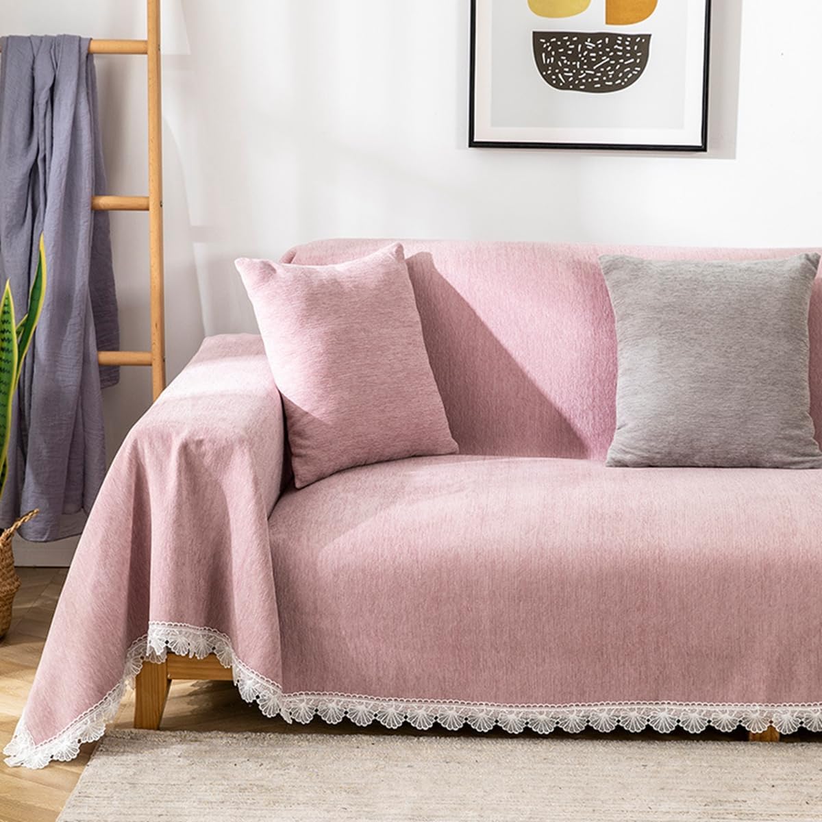 「Tuokus」ソファーカバー 肘付き 一人掛け 二人掛け 三人掛け 肘あり ソファパッド ソファカバー ペットの引っかき傷防止 クッション ソファー スリップ 洗える 防水 防塵 無地 大きいサイズ より厚く TSFJ-24