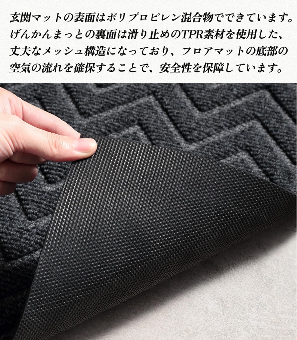 Tuokus 玄関マット 90×60cm ドアマット 泥落としマット フロアマット マット キッチンマット タイルカーペット 床マット 屋外 滑り止め 耐磨耗性 速乾 吸水 洗える 店舗 飲食店 オフィス 事務所 XGJ41