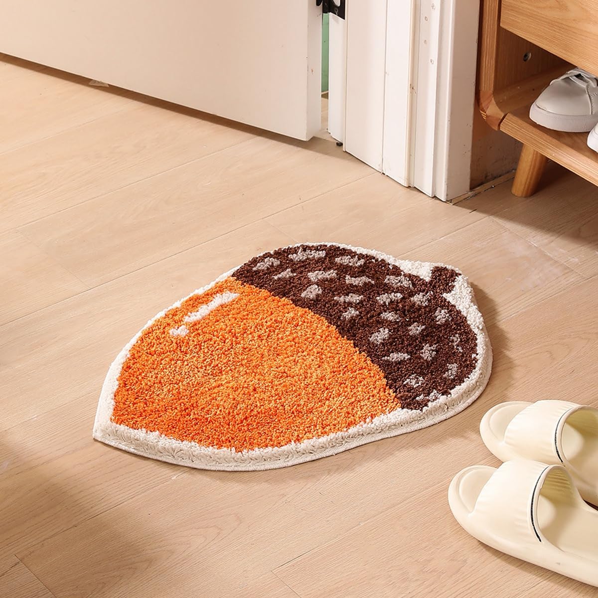 「Tuokus」バスマット 80×50cm 足拭きマット お風呂マット 玄関マット 吸水速乾滑り止め 風呂マット ふんわり 超厚い 吸水速乾 滑り止め ふわふわ 洗える 丸洗い可能 洗面所 脱衣所 浴室 キッチン 台所 TYSD60