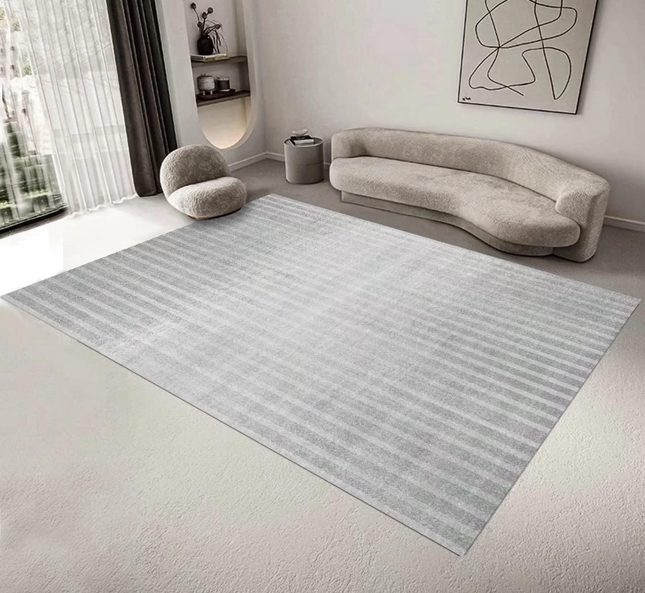 Frisence カーペット ラグマット 絨毯 厚手 防寒 床暖房対応 滑り止め付き 洗える 低ホコリ 防ダニ インテリア ホットカーペット対応 お手入れ簡単 耐久性 耐摩耗性 防音機能 FRIDT57