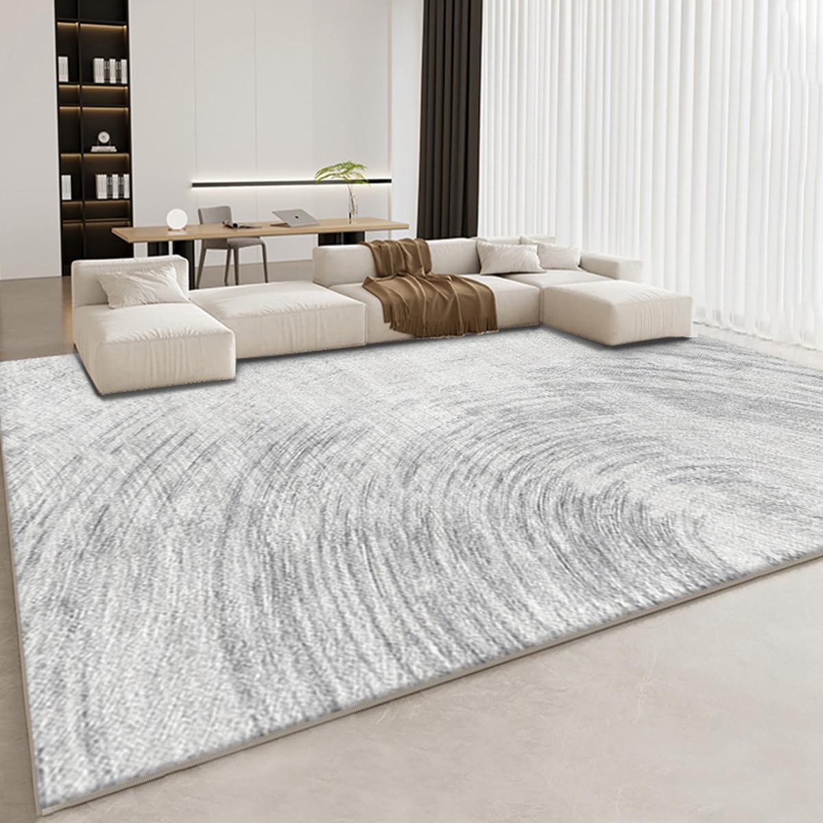 Frisence カーペット ラグマット 絨毯 厚手 防寒 床暖房対応 滑り止め付き 洗える 低ホコリ 防ダニ インテリア ホットカーペット対応 お手入れ簡単 耐久性 耐摩耗性 防音機能 FRIDT14