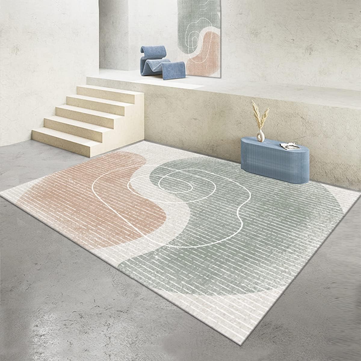 Frisence カーペット ラグマット 絨毯 厚手 防寒 床暖房対応 滑り止め付き 洗える 低ホコリ 防ダニ インテリア ホットカーペット対応 お手入れ簡単 耐久性 耐摩耗性 防音機能 FRIDT45