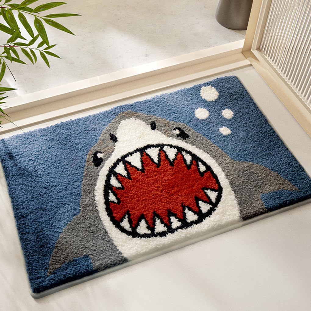 バスマット 40×60cm 吸水速乾 ふわふわ マイクロファイバー 滑り止め付き 抗菌防臭 厚手 洗濯機対応 乾きやすい お風呂マット 脱衣所 洗面所用 おしゃれ 北欧風 ORYSD158